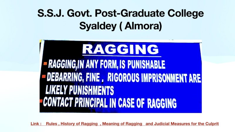 Anti-Ragging